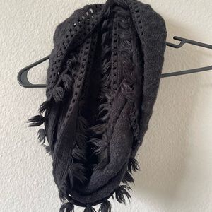 Black coke neck scarf